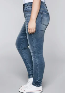 Skinny Stretch-Jeans mit Bodyforming-Effekt<sheego Discount