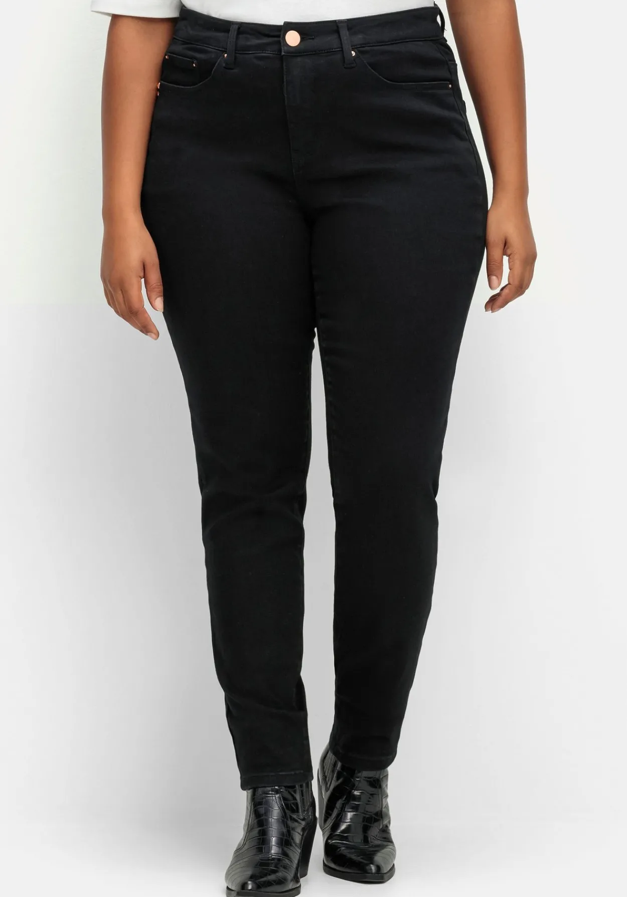 Skinny Stretch-Jeans mit Bodyforming-Effekt<sheego Online