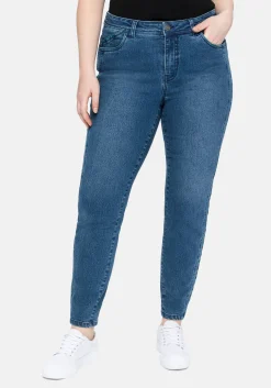 Slim Jeans mit vorverlegter Teilungsnaht<sheego Clearance