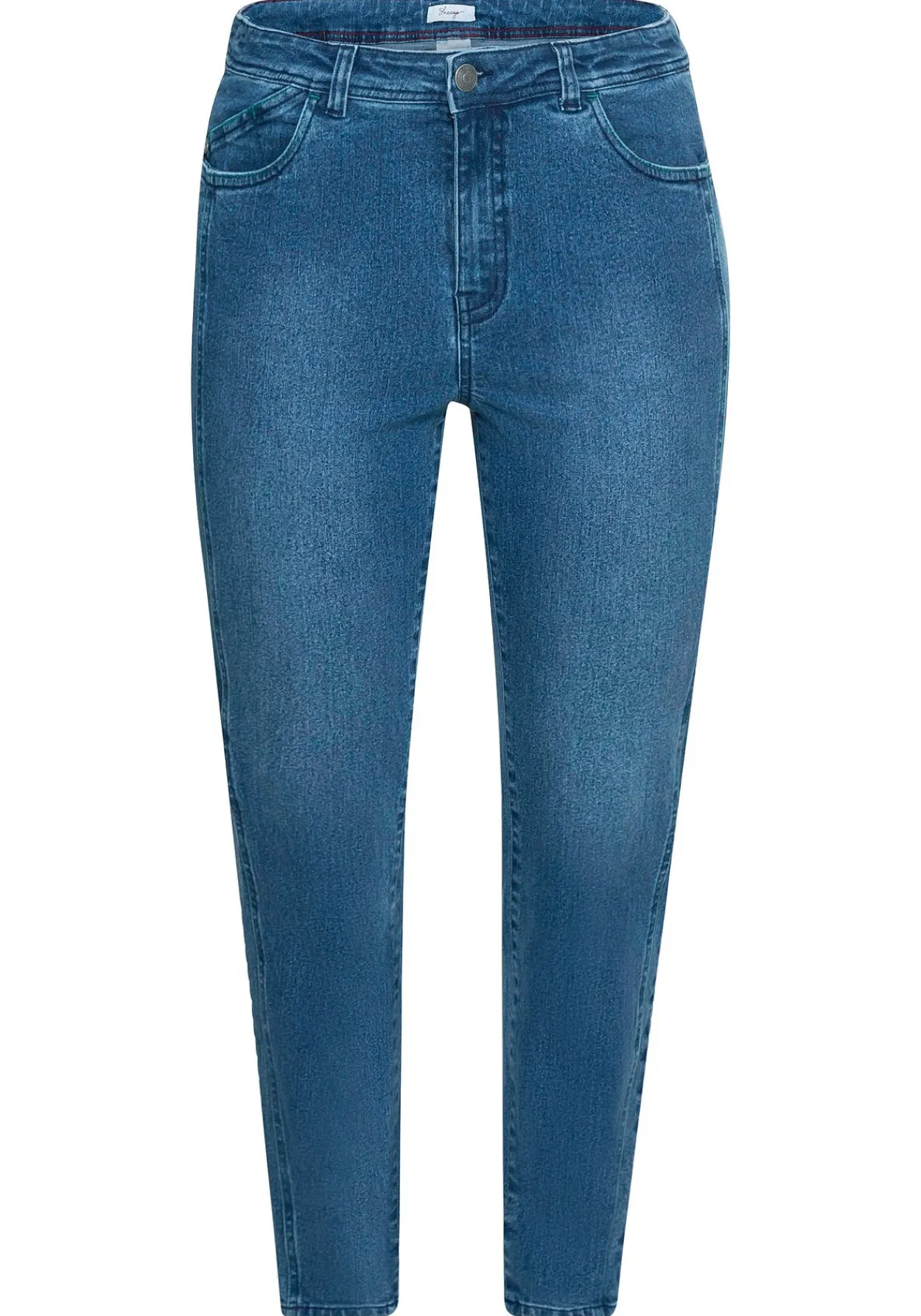 Slim Jeans mit vorverlegter Teilungsnaht<sheego Clearance