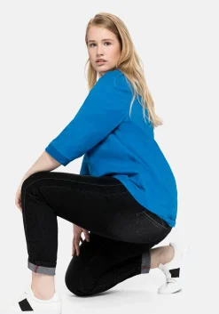 Slim Jeans mit vorverlegter Teilungsnaht<sheego Outlet