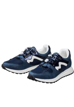 Sneaker mit Details in Glanz- und Veloursoptik<sheego Fashion