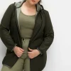 Softshelljacke mit Kapuze und Kontrastdetails<sheego Sale