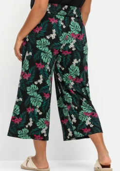 Sommerhose mit tropischem Print, in Culotte-Form<sheego Sale
