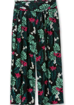 Sommerhose mit tropischem Print, in Culotte-Form<sheego Sale