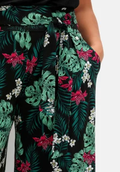 Sommerhose mit tropischem Print, in Culotte-Form<sheego Sale