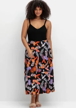 Sommerkleid mit Blumenprint, in Midilänge<sheego Fashion