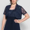 Spitzenbolero mit Pailletten<sheego Discount