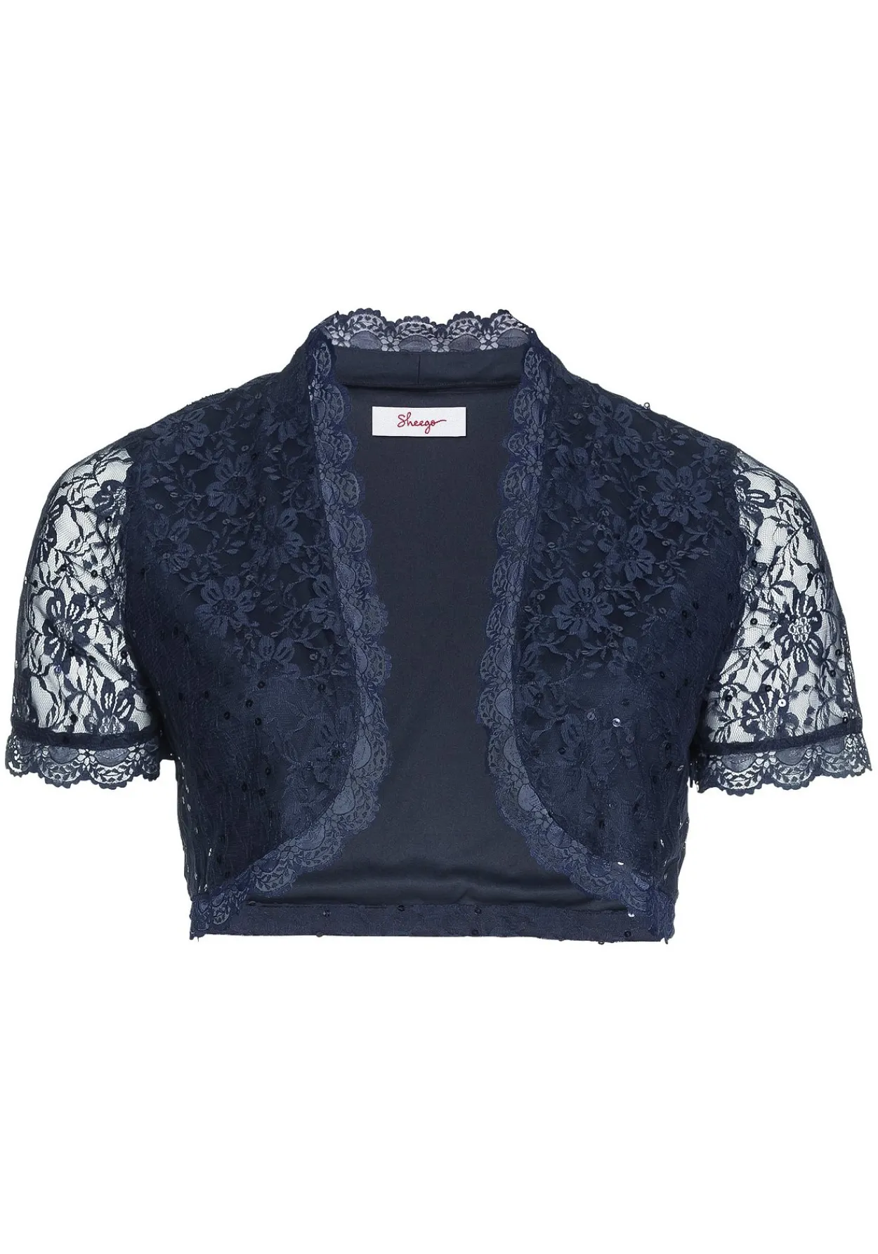 Spitzenbolero mit Pailletten<sheego Discount