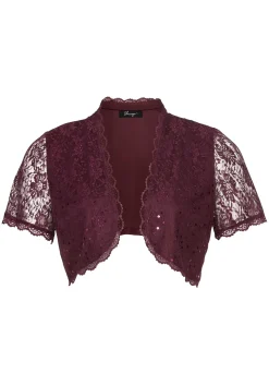 Spitzenbolero mit Pailletten<sheego New