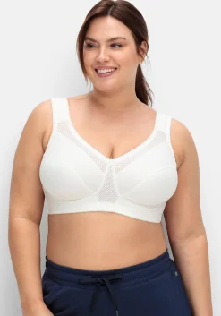 Sport-BH aus COOLMAX®, mit Netzeinsätzen<sheego Online