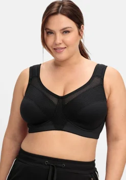 Sport-BH aus COOLMAX®, mit Netzeinsätzen<sheego Clearance