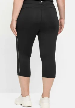 Sporthose in Caprilänge, mit Kontraststreifen<sheego Clearance