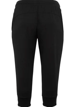 Sporthose in 3/4-Länge mit Bündchen, aus Sweat<sheego Fashion