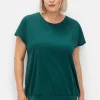 Sportshirt mit breitem Bund und Cut-out hinten<sheego Sale