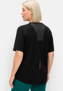 Sportshirt mit Mesh-Einsatz im Rücken<sheego New