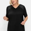 Sportshirt mit Mesh-Einsätzen auf der Schulter<sheego Discount
