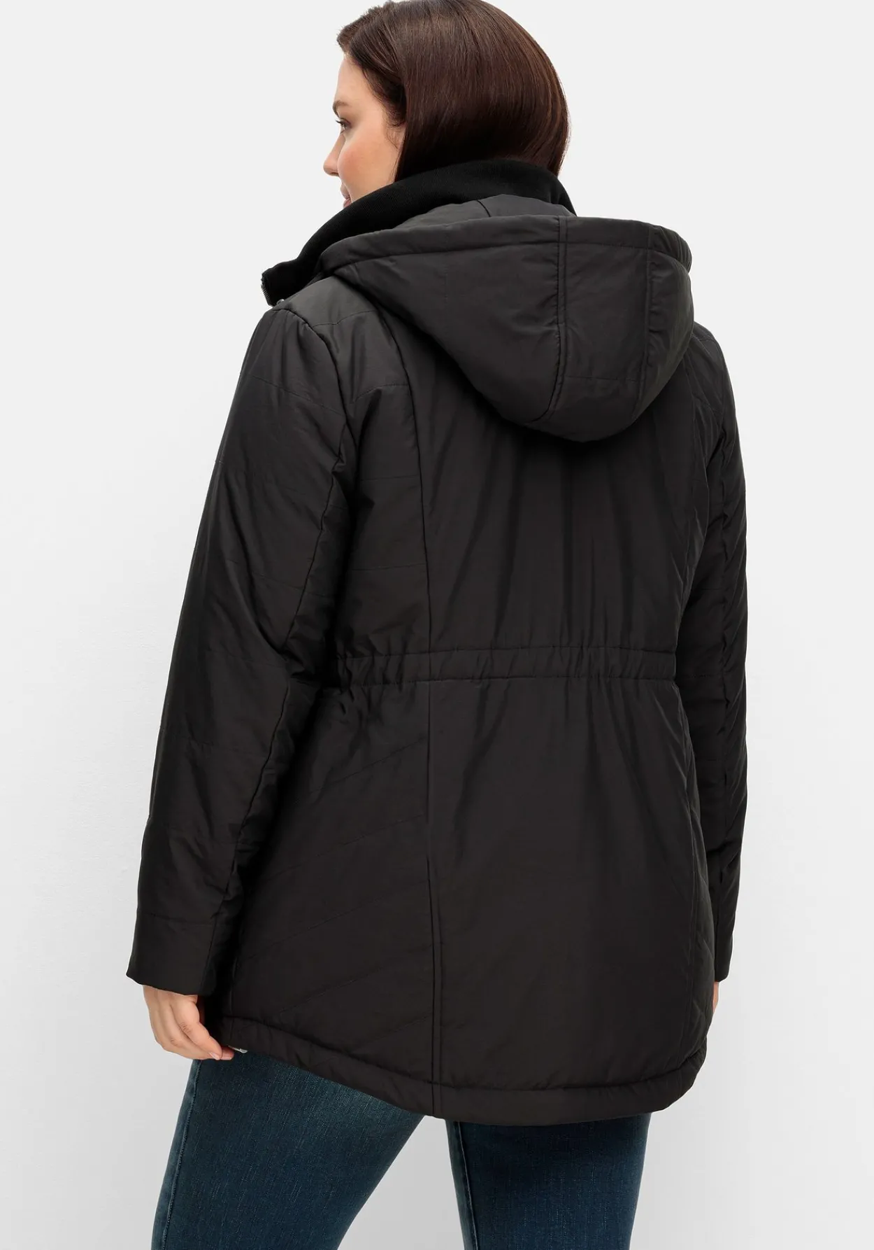 Steppjacke mit abnehmbarer Kapuze<sheego Clearance