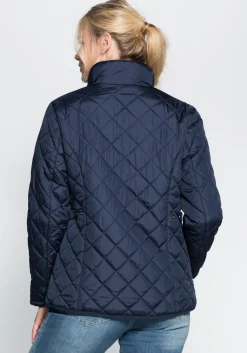 Steppjacke mit hoch schließendem Stehkragen<sheego Online