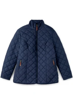 Steppjacke mit hoch schließendem Stehkragen<sheego Online