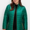 Steppjacke mit Stehkragen und Kontrastdetails<sheego Fashion