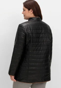 Steppjacke mit Stehkragen und Kontrastdetails<sheego Sale