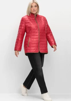 Steppjacke mit Stehkragen und Kontrastdetails<sheego Best