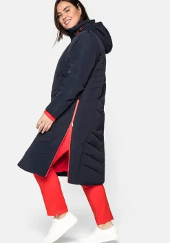 Steppmantel mit seitlichen Reißverschlüssen<sheego Fashion