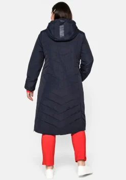 Steppmantel mit seitlichen Reißverschlüssen<sheego Fashion