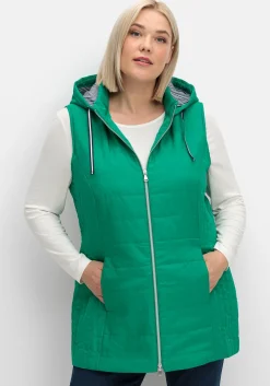 Steppweste mit gestreiftem Innenfutter<sheego Discount