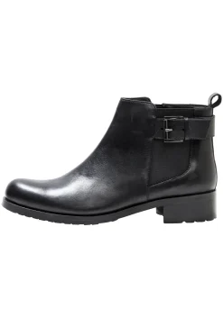 Stiefelette aus Rindsleder, mit Stretch-Einsatz<sheego Sale