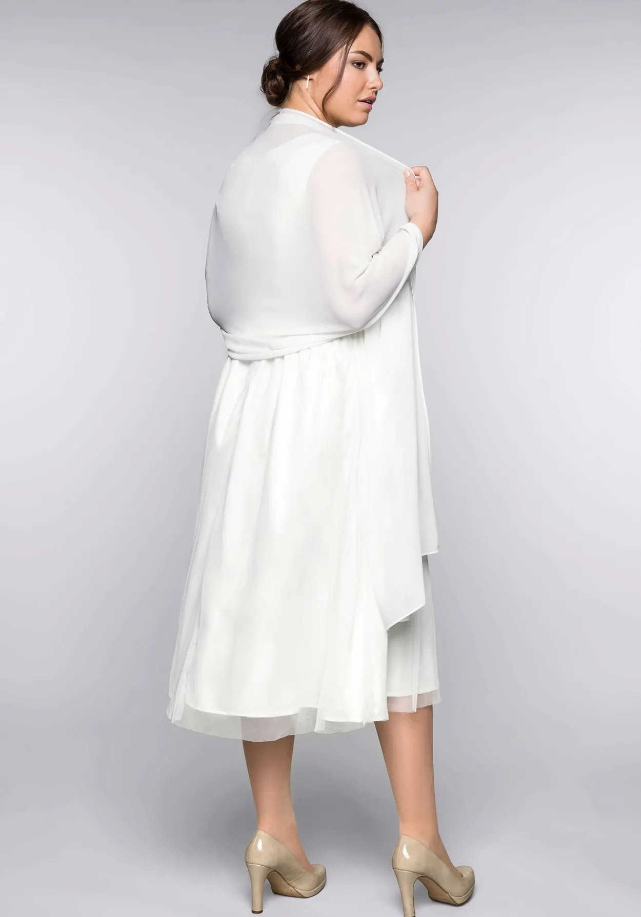 Stola aus fließendem Chiffon<sheego Outlet