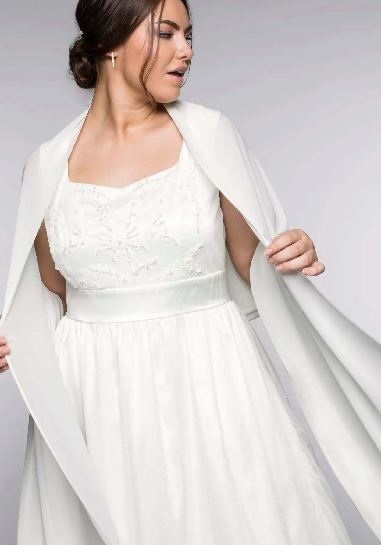 Stola aus fließendem Chiffon<sheego Outlet