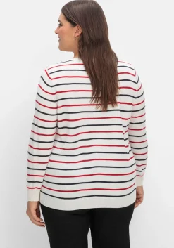 Streifen-Pullover mit Ripp-Abschlüssen<sheego New