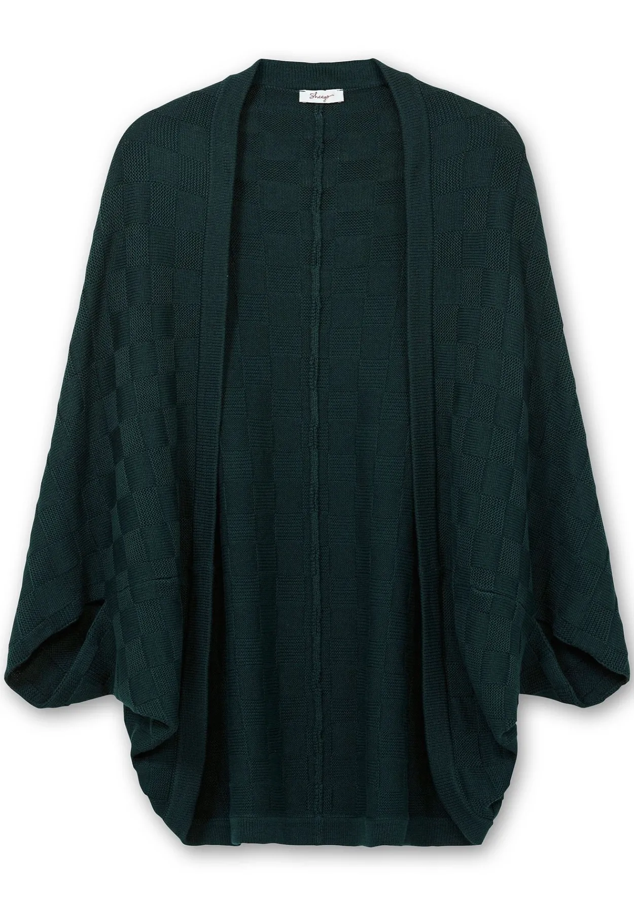 Strickcape im tonigen Schachbrettmuster<sheego Online