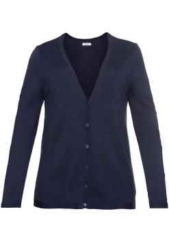 Strickjacke aus Viskose, mit tiefem V-Ausschnitt<sheego Hot