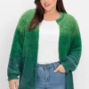 Strickjacke im Farbverlauf, aus Flausch-Garn<sheego by Joe Browns Best