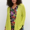 Strickjacke im Häkel-Look, mit zipfeligem Saum<sheego by Joe Browns Sale
