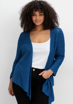 Strickjacke im Häkel-Look, mit zipfeligem Saum<sheego by Joe Browns New
