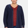 Strickjacke im Linksstrick, offene Form<sheego Fashion