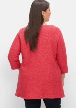Strickjacke mit Knopfverschluss, aus Bouclé-Qualität<creation L Sale