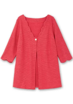 Strickjacke mit Knopfverschluss, aus Bouclé-Qualität<creation L Sale