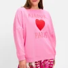 Sweatshirt mit Frontdruck und Rundhalsausschnitt<sheego loves miss goodlife Best