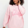 Sweatshirt mit Frontprint und Rundhalsausschnitt<sheego loves miss goodlife Clearance