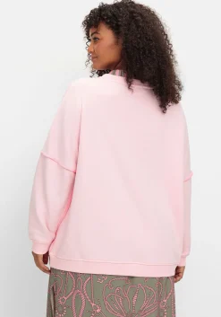 Sweatshirt mit Frontprint und Rundhalsausschnitt<sheego loves miss goodlife Clearance