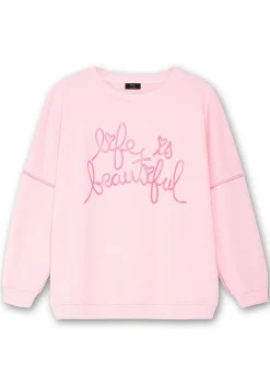 Sweatshirt mit Frontprint und Rundhalsausschnitt<sheego loves miss goodlife Clearance