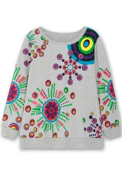 Sweatshirt mit grafischem Druck, im lockeren Schnitt<sheego New