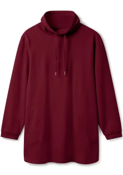 Sweatshirt mit hohem Kragen und Tunnelzug<sheego Sale