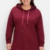 Sweatshirt mit Kapuze, in Oversizeform<sheego Online