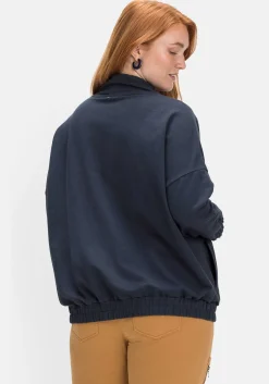 Sweatshirt mit Stehkragen und Tunnelzug<sheego New